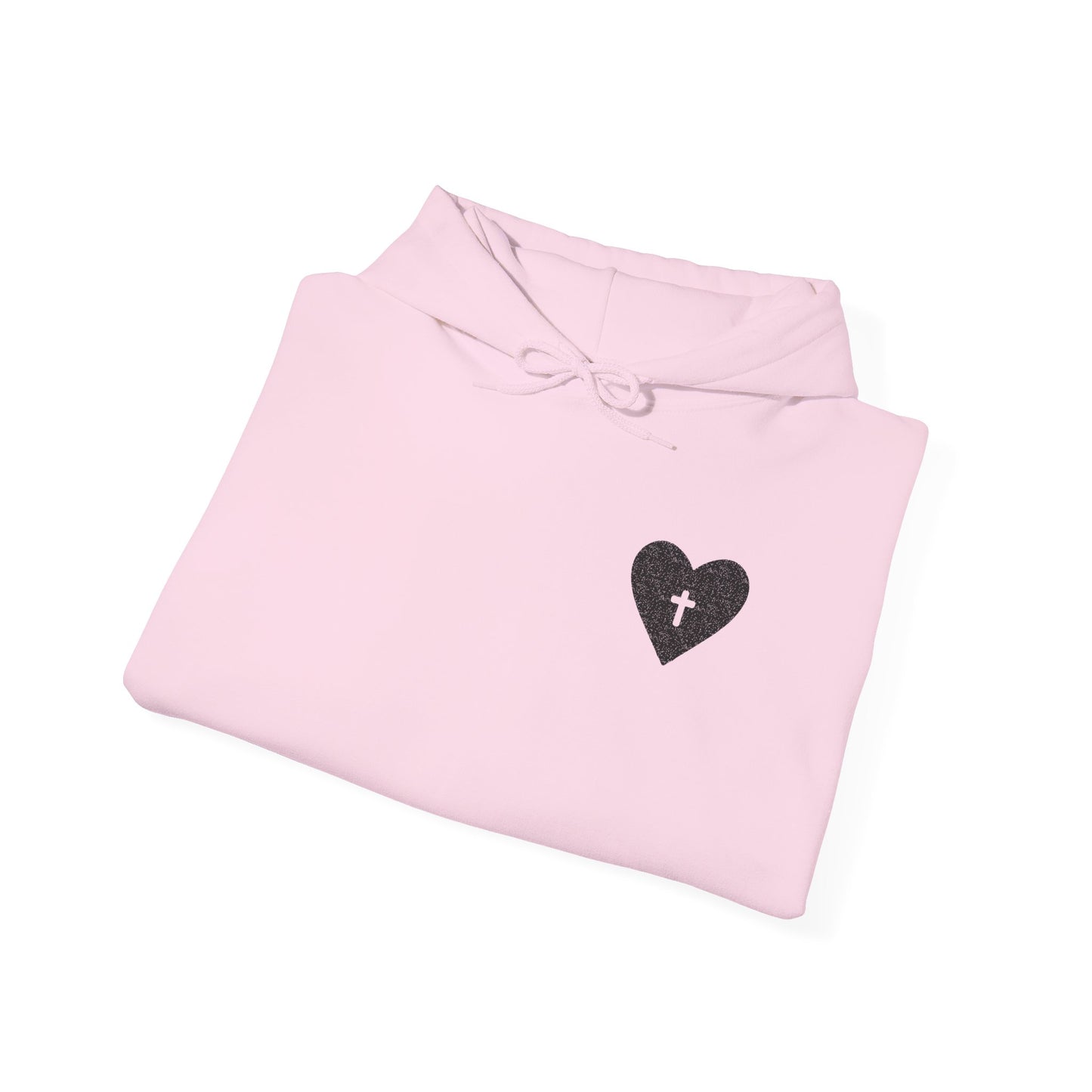 Faith & Comfort Unisex Hooded Sweatshirt - Healing Heart Design