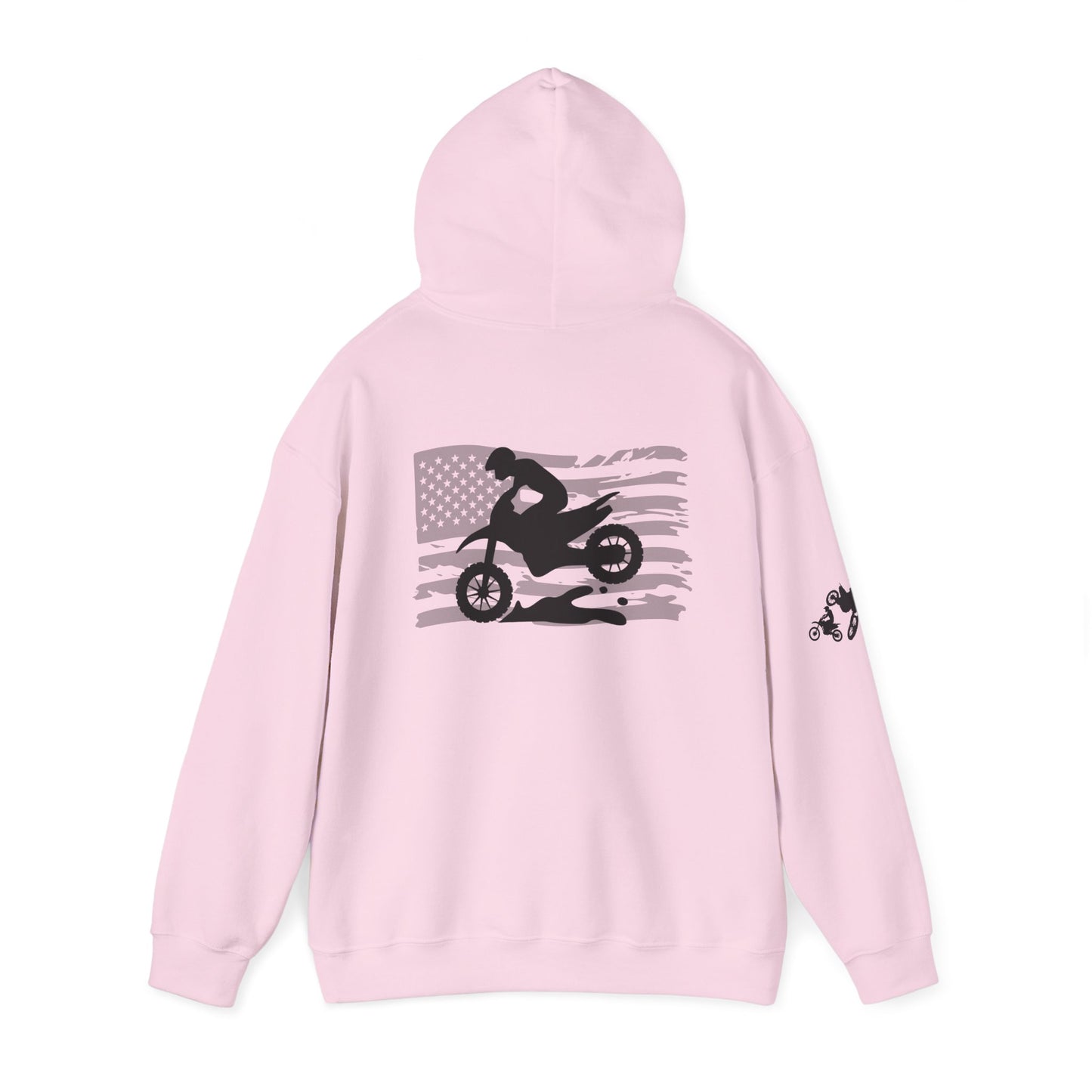 Race Dad Unisex Heavy Blend™ Hoodie - Perfect Gift for Motorbike Enthusiasts