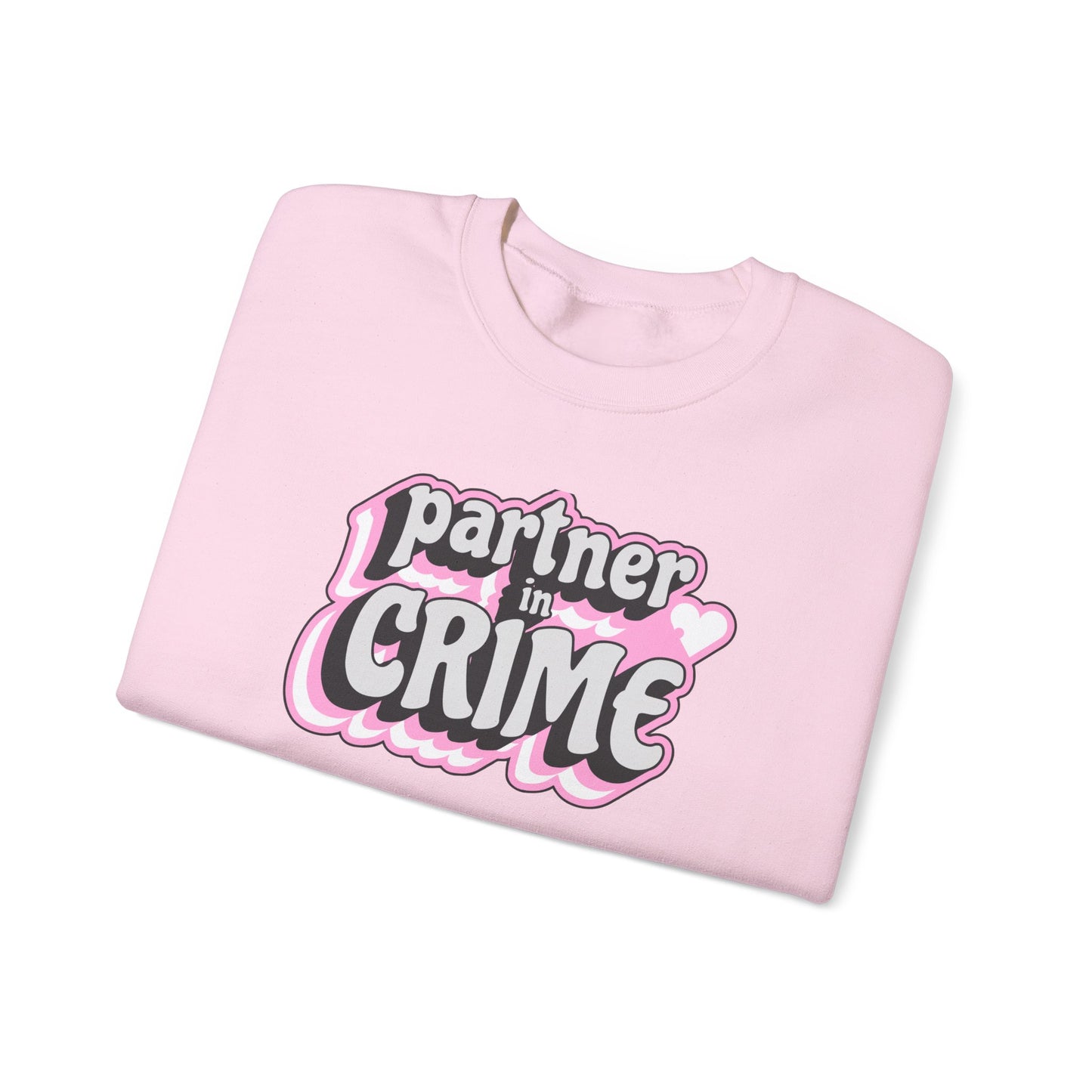 Partner in Crime Unisex Heavy Blend Crewneck Sweatshirt - Cozy Couples Apparel