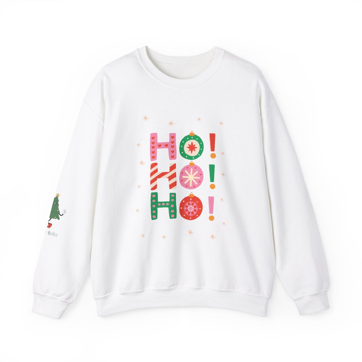 Festive 'Ho Ho Ho!' Unisex Heavy Blend™ Crewneck Sweatshirt