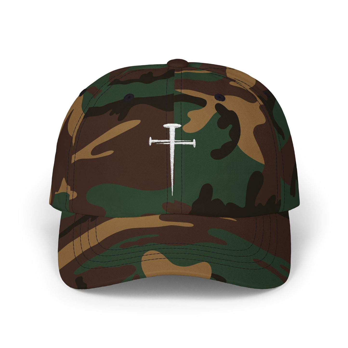 Classic Dad Cap with Cross Design - Casual Streetwear Hat for Everyday Style