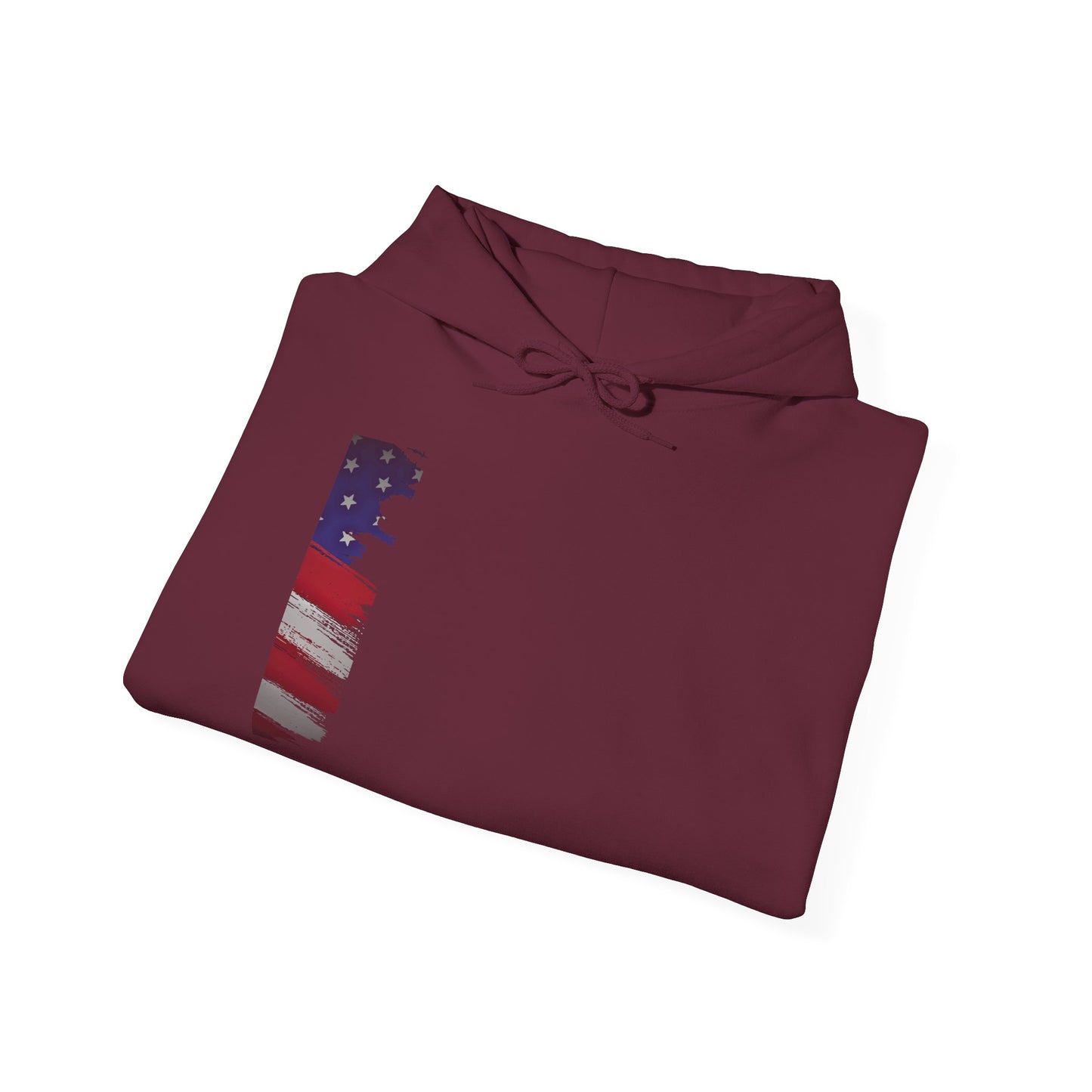 Patriotic Unisex Heavy Blend Hooded Sweatshirt | American Flag Design