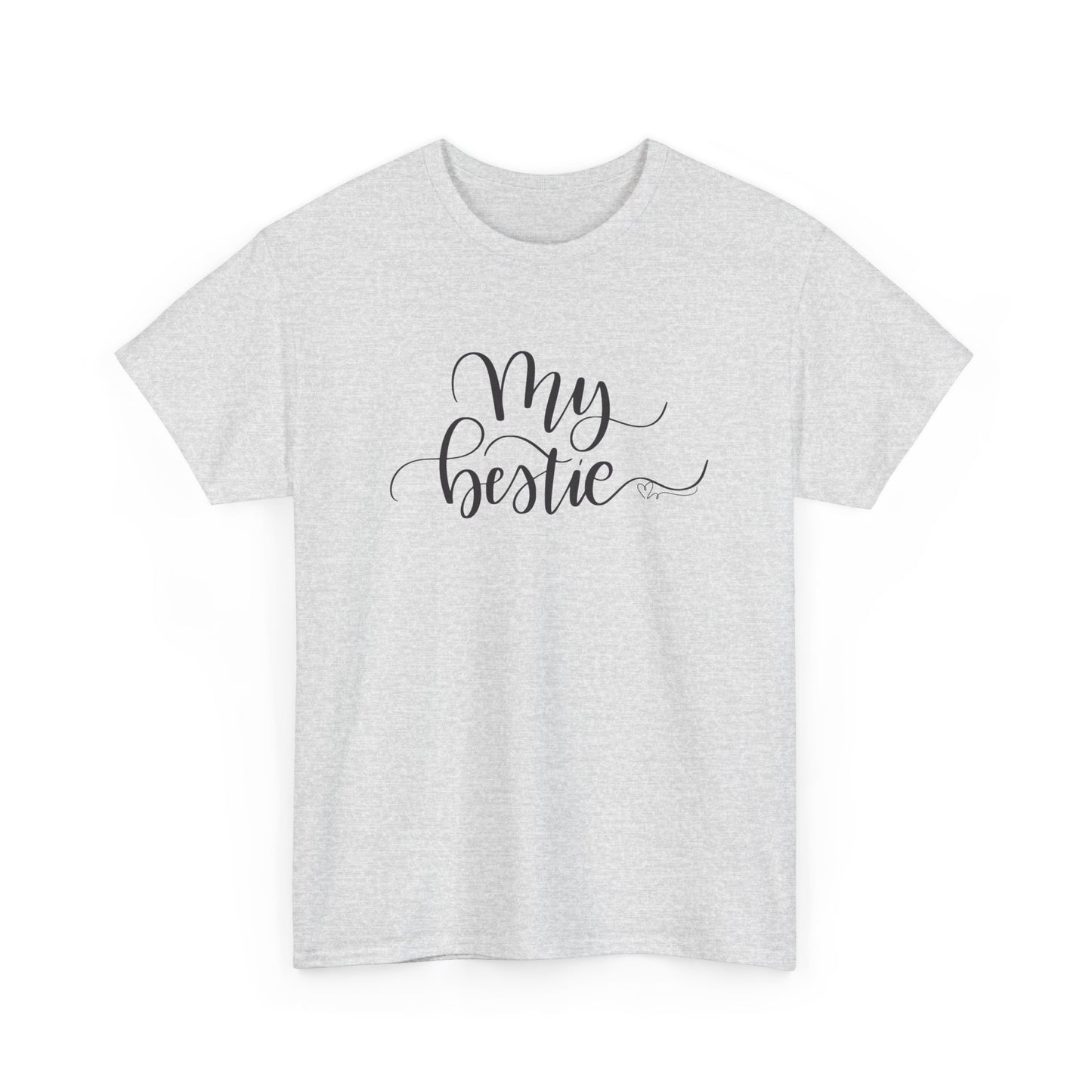 My Bestie Unisex Heavy Cotton Tee - Perfect Gift for Friends!