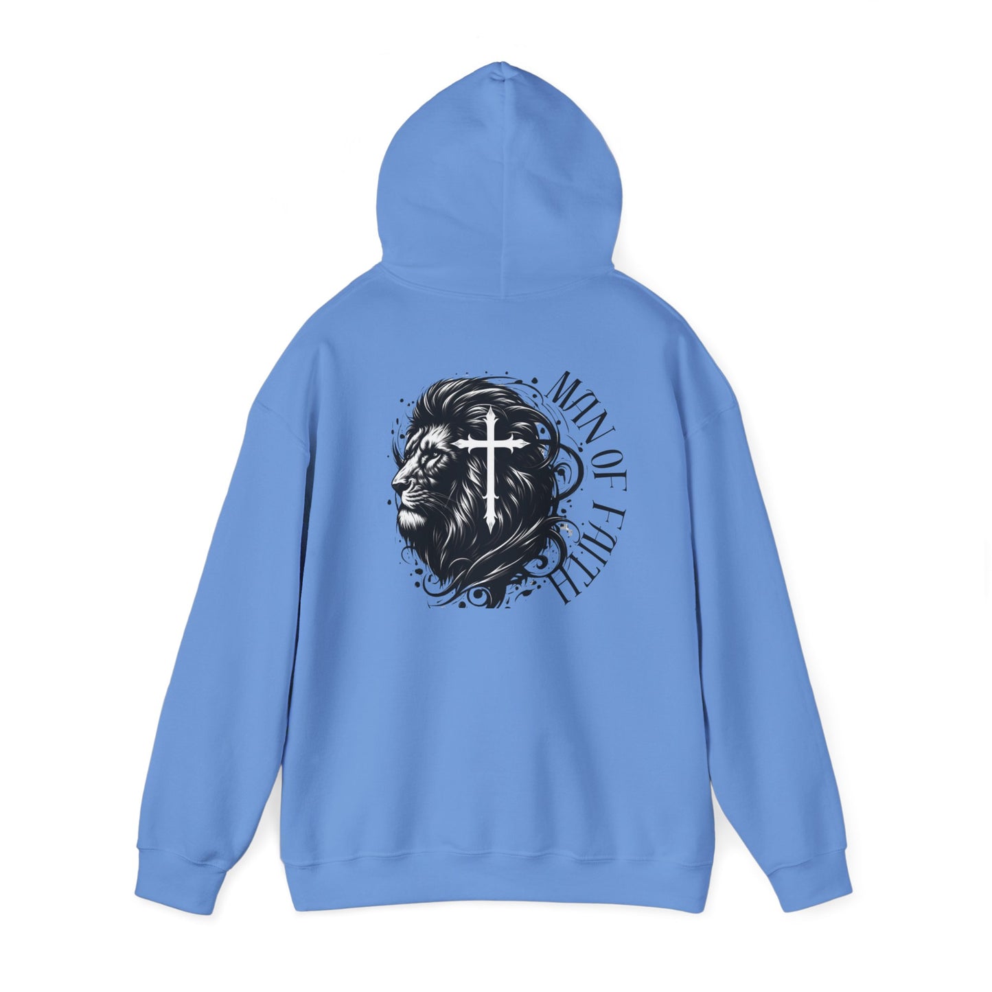 Faith-Inspired Man Of Faith Design Unisex Heavy Blend™ Hoodie