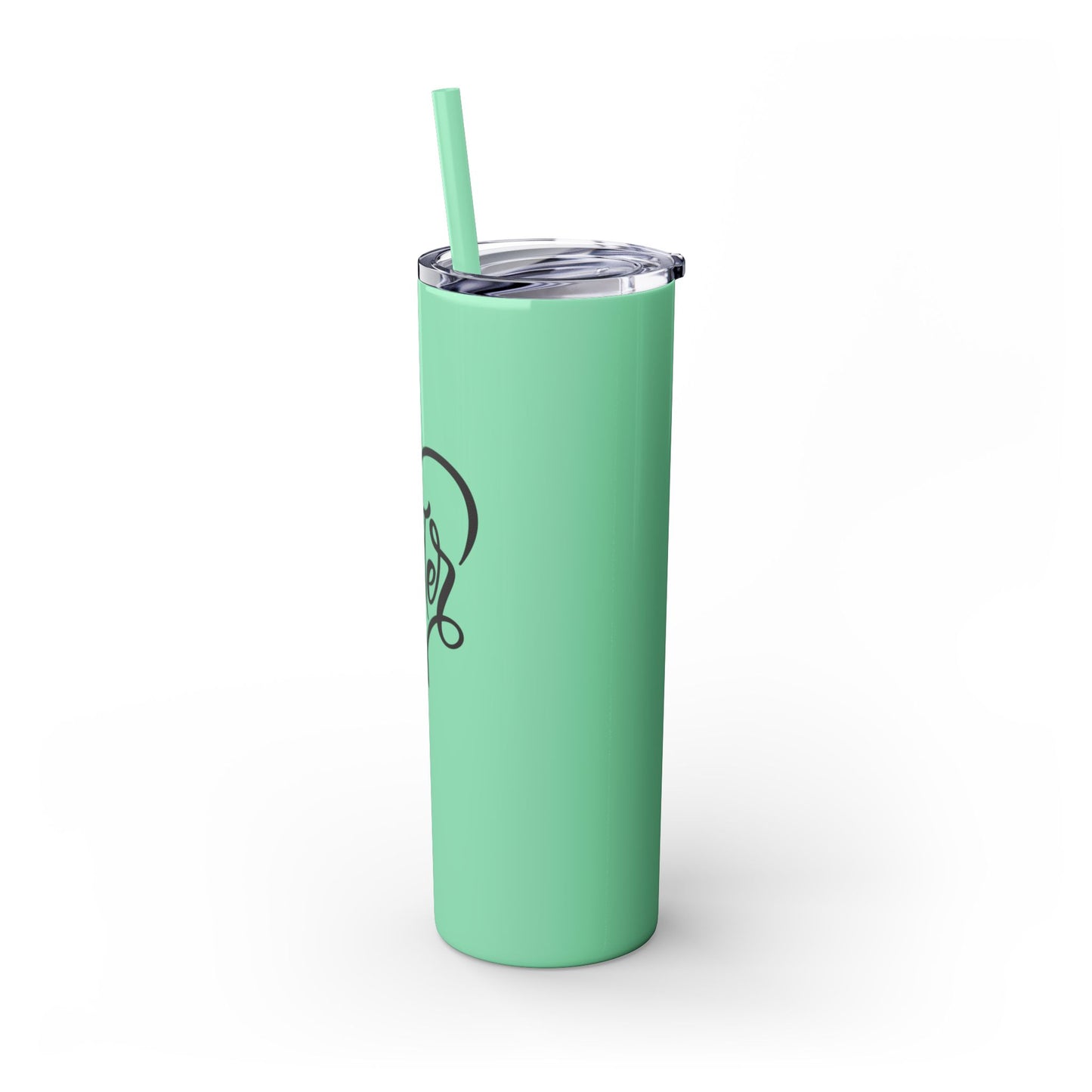 Sister Love Skinny Tumbler with Straw - 20oz Travel Mug