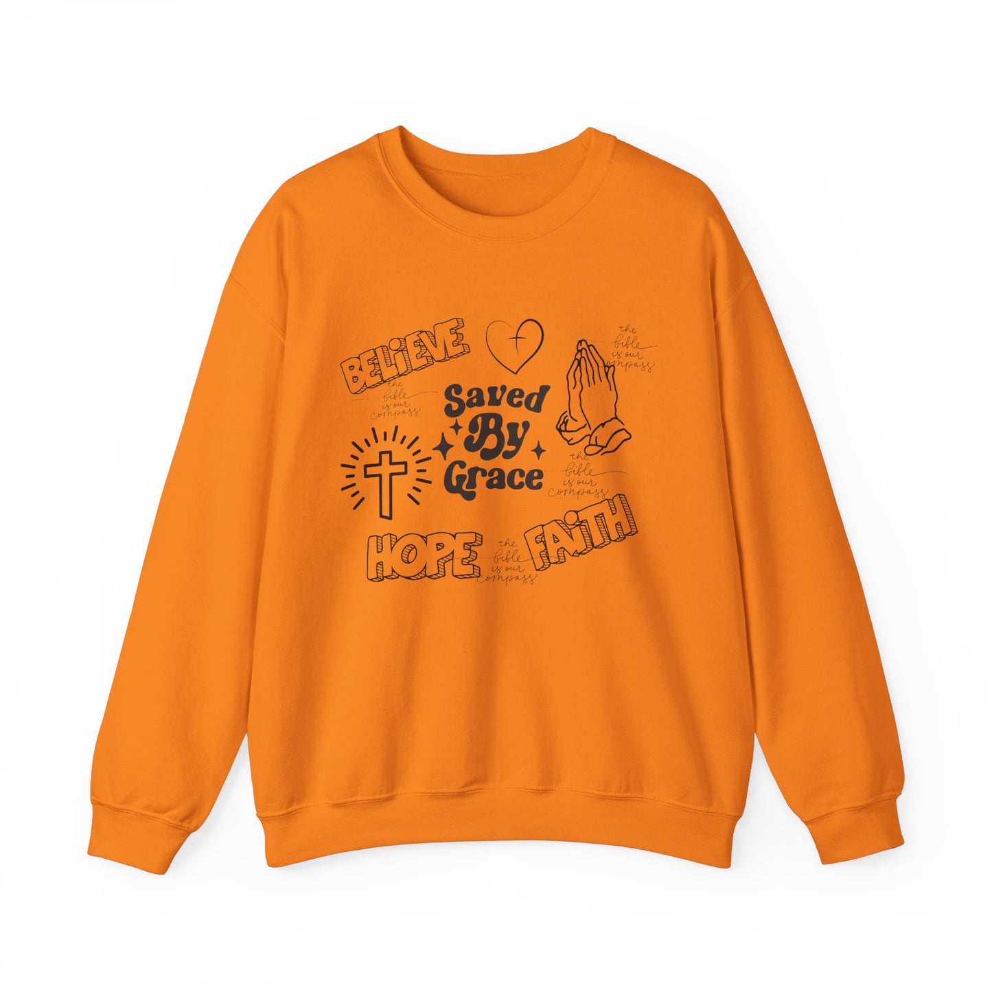 Faith & Grace Crewneck Sweatshirt - Unisex Heavy Blend™ - Perfect for Everyday Inspiration
