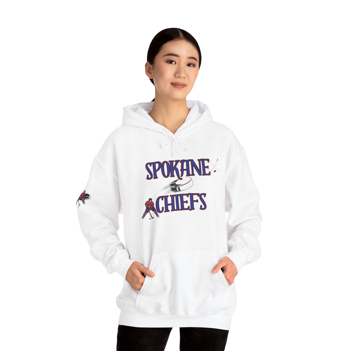 Spokane Chiefs Blue Hockey Sweatshirt - Got Chirps? Unisex Hoodie