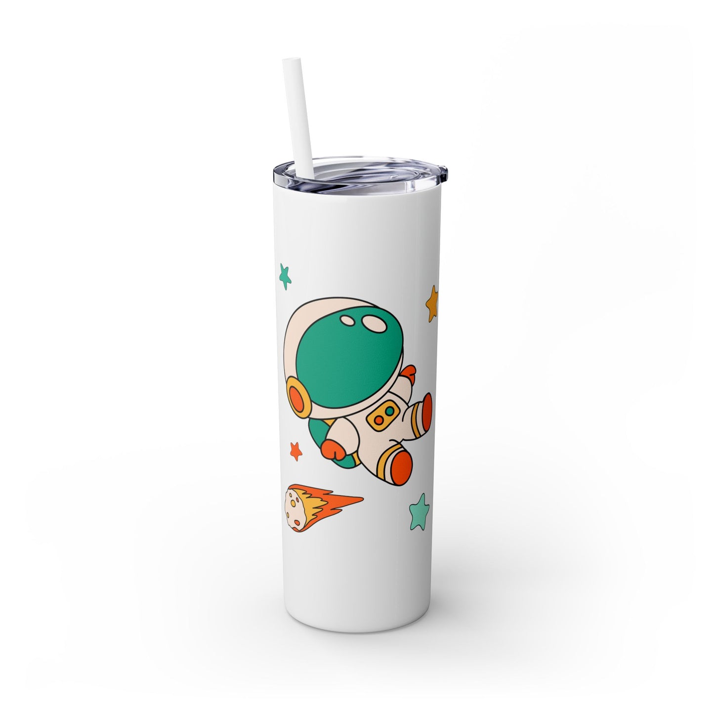 Go to the Stars Skinny Tumbler with Straw - 20oz Space Theme Drinkware