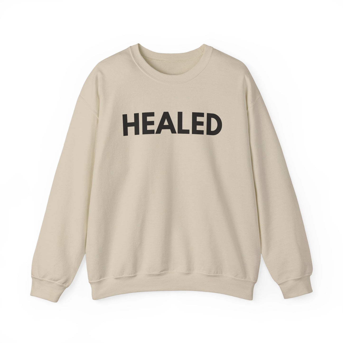 Healed Godly Unisex Heavy Blend™ Crewneck Sweatshirt - Cozy Comfort for Self-Care and Recovery