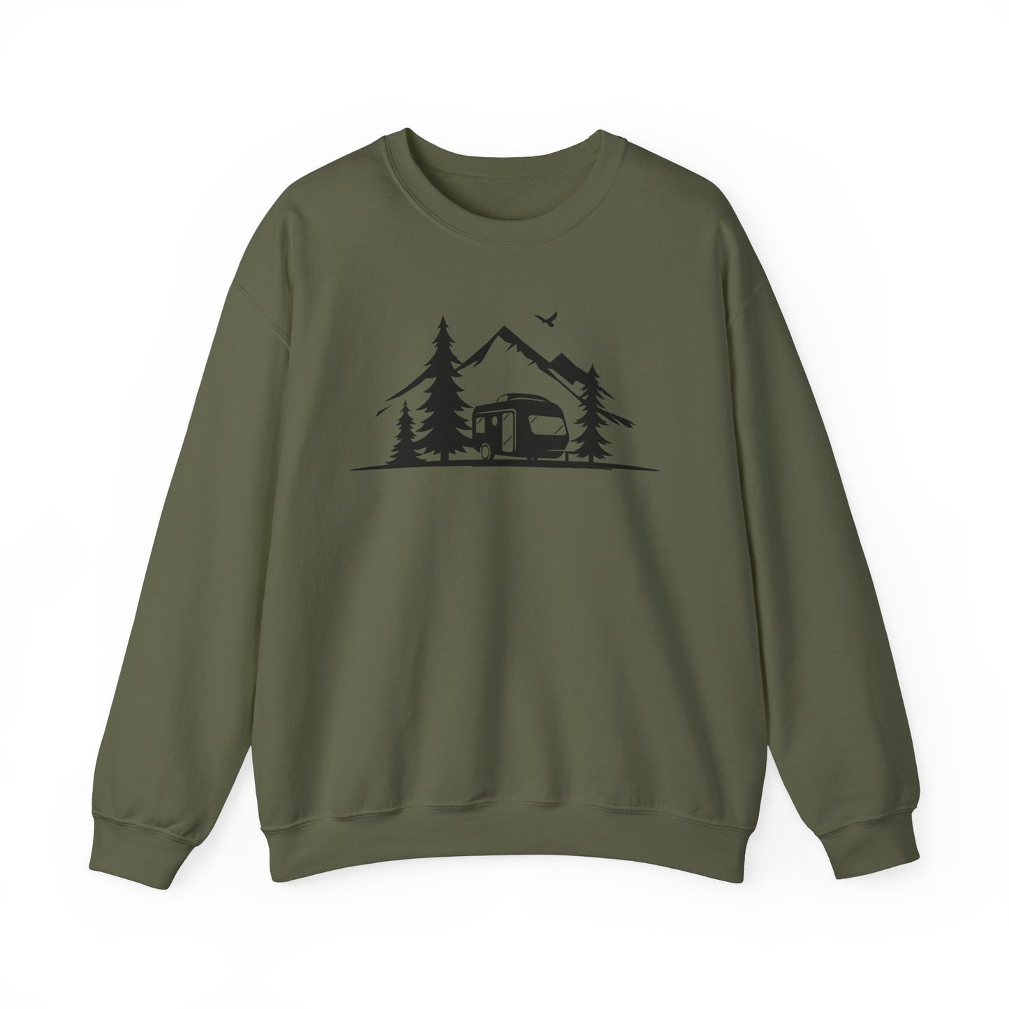 Nature-Inspired Unisex Heavy Blend™ Crewneck Sweatshirt - Perfect for Adventures