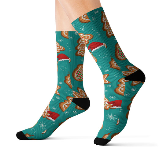 Festive Gingerbread Socks for the Holidays