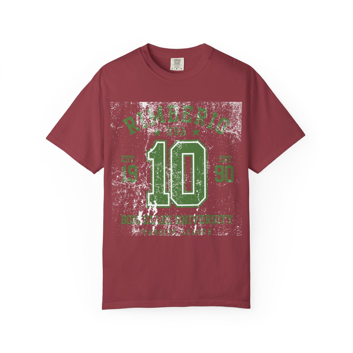 Vintage Varsity T-Shirt - RIMEERIO 10 BORELLEC UNIVERSITY Unisex