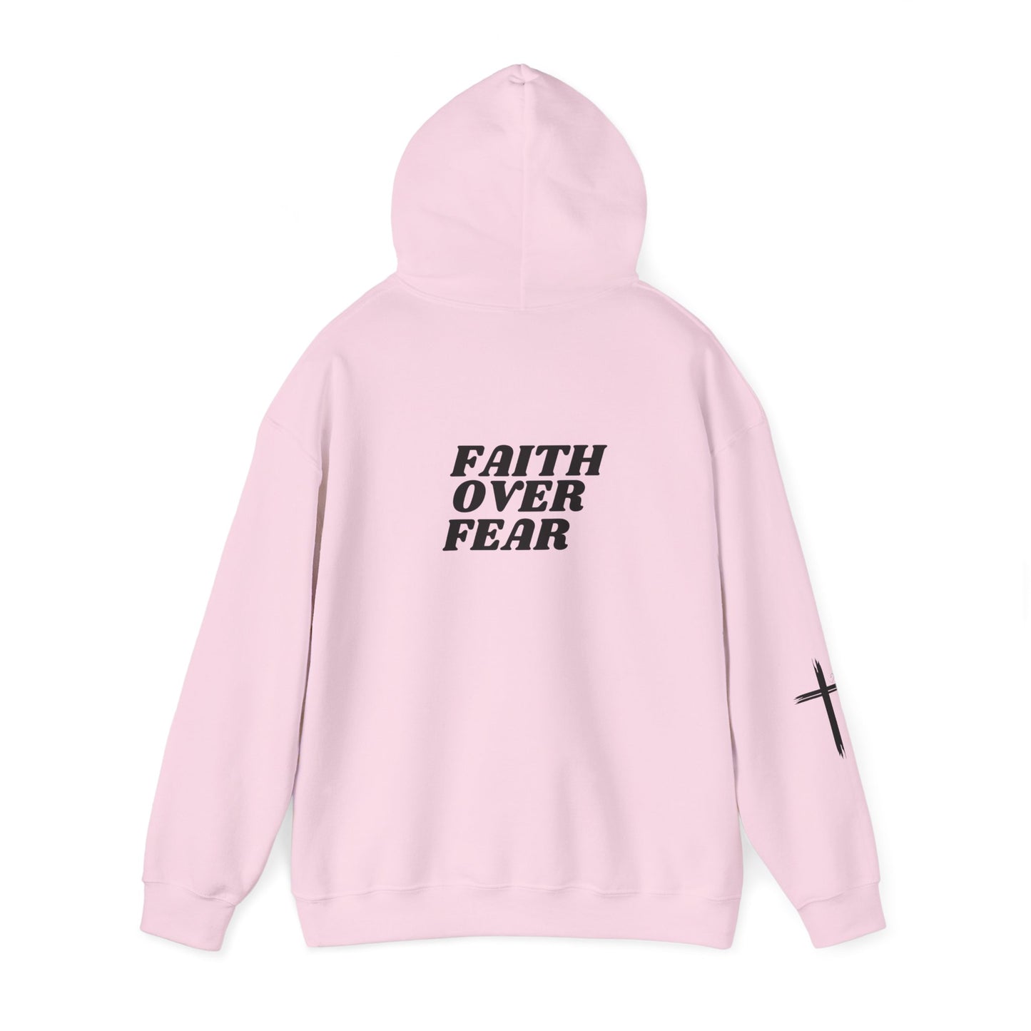 Faith Over Fear Unisex Heavy Blend™ Hoodie - Inspirational Motivational Sweatshirt