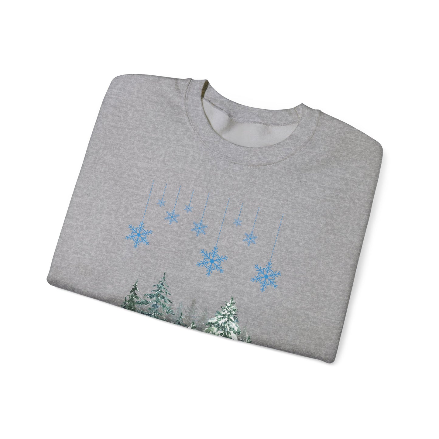 Winter Wonderland Penguin & Snowman Crewneck Sweatshirt