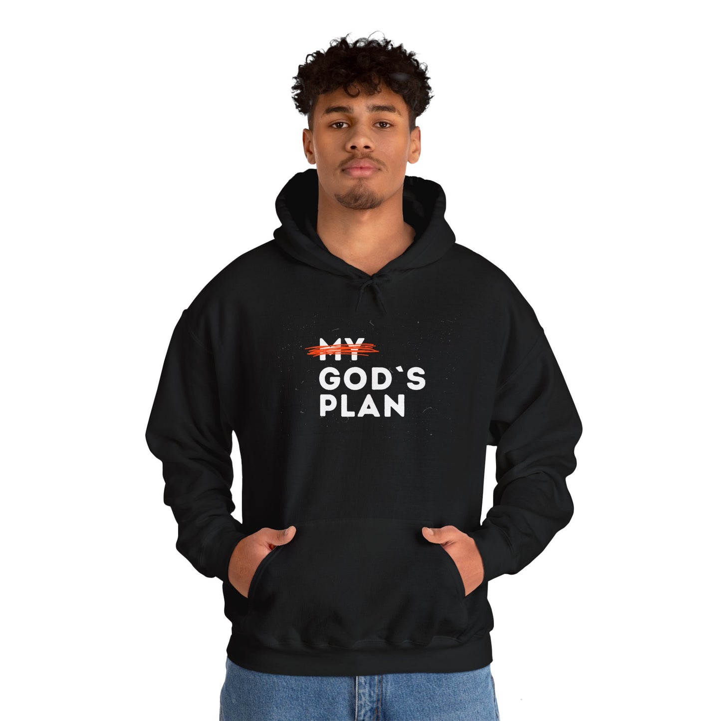 Gods Plan Inspirational Hooded Sweatshirt - "My Plan" Design