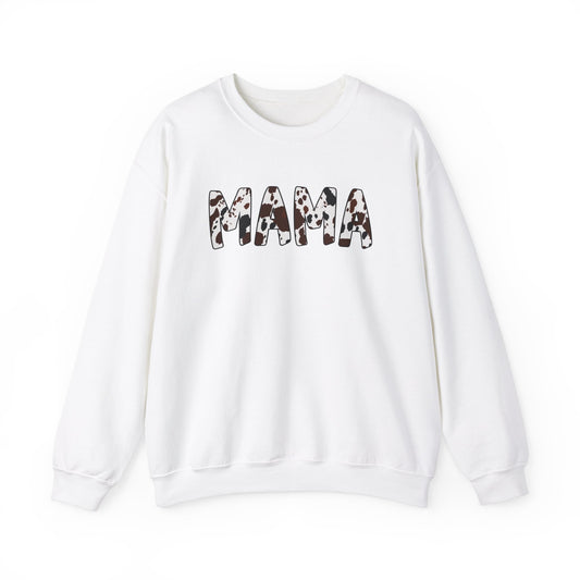 Mama Cow Crewneck Sweatshirt - Cozy Gift for Moms