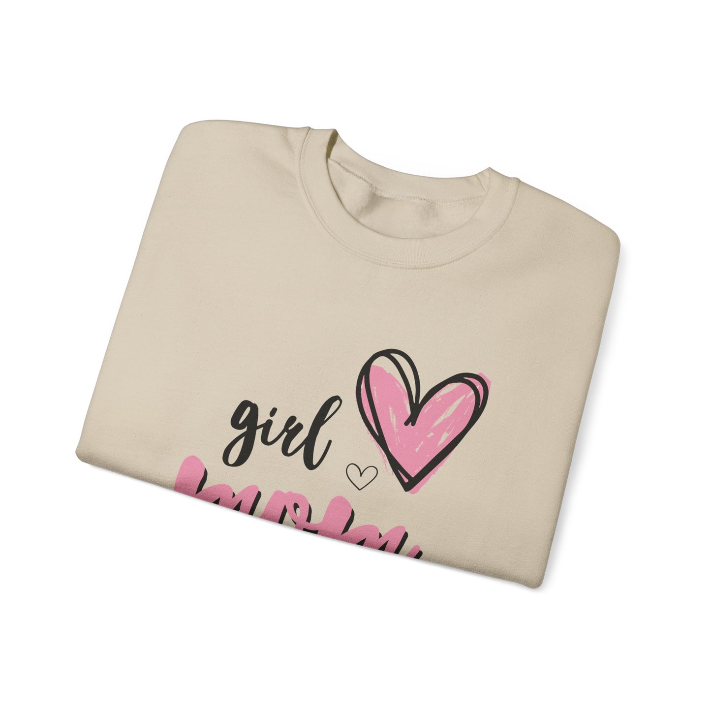 Girl Mom Crewneck Sweatshirt - Perfect Gift for Mother's Day