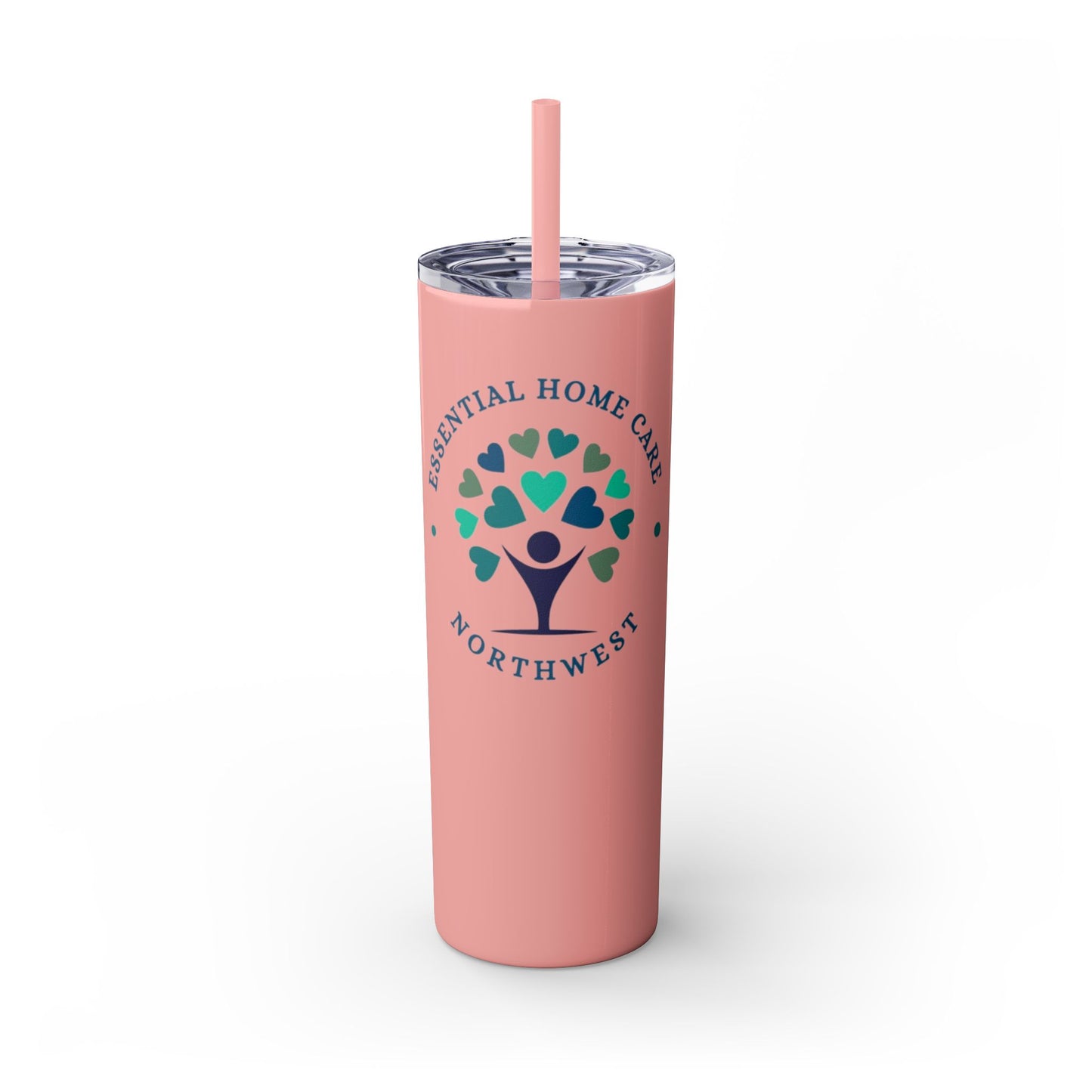 * Custom * Essential Home Care 20oz Skinny Tumbler with Straw