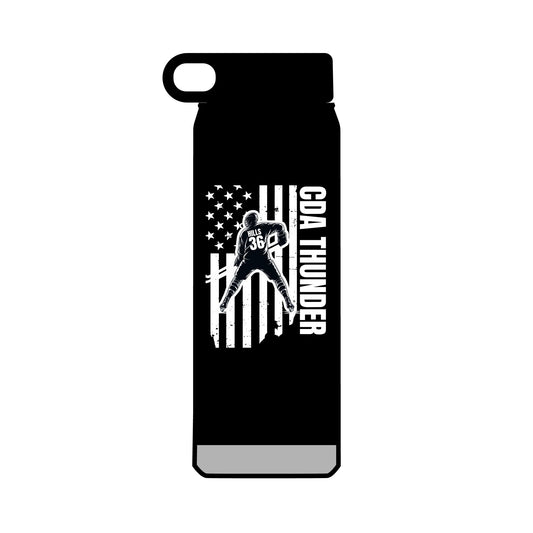 ***CUSTOM TEAM** Hockey Patriotic 32oz Water Bottle - Red, USA Design for Active Lifestyles