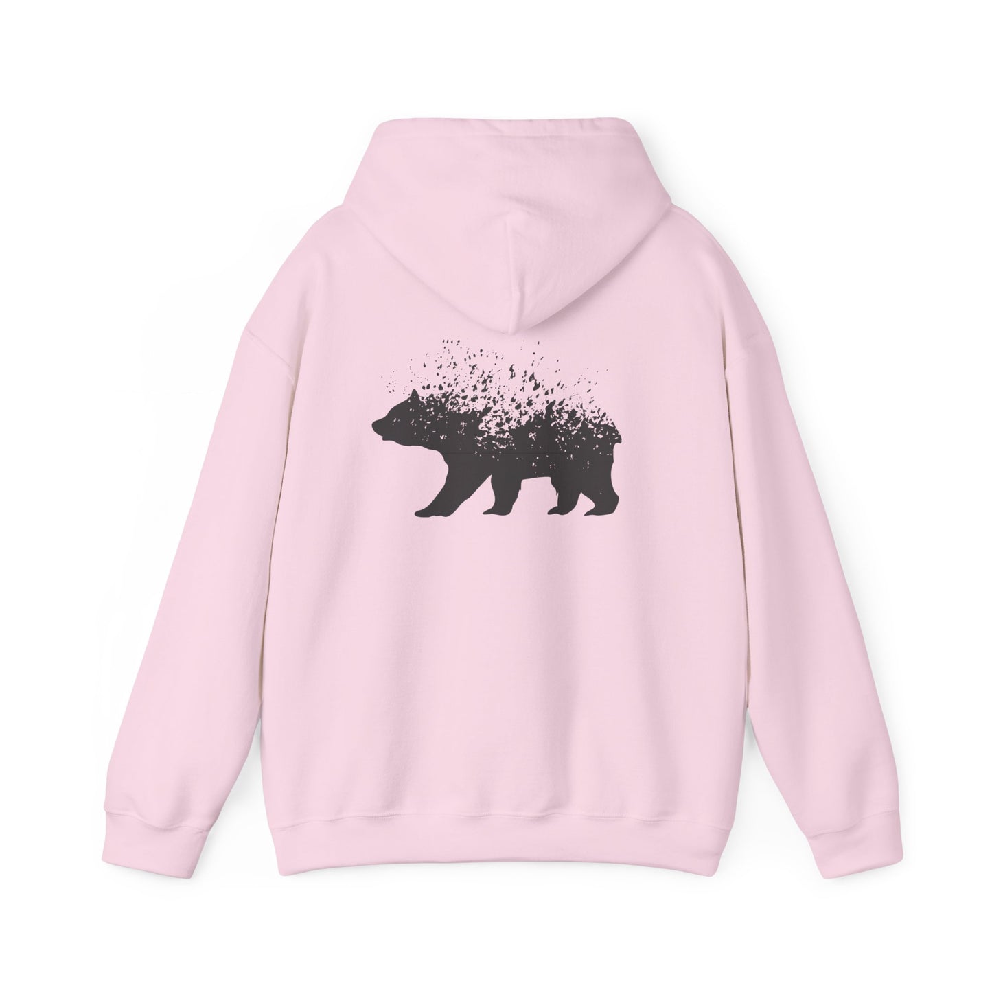 Nature-Inspired Bear Hoodie | Unisex Heavy Blend™ Sweatshirt | Cozy Forest Design