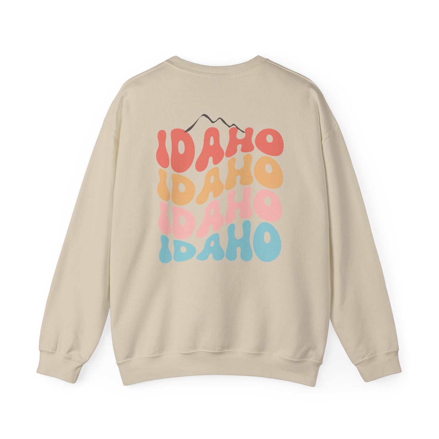 Idaho Retro Graphic Unisex Heavy Blend™ Crewneck Sweatshirt