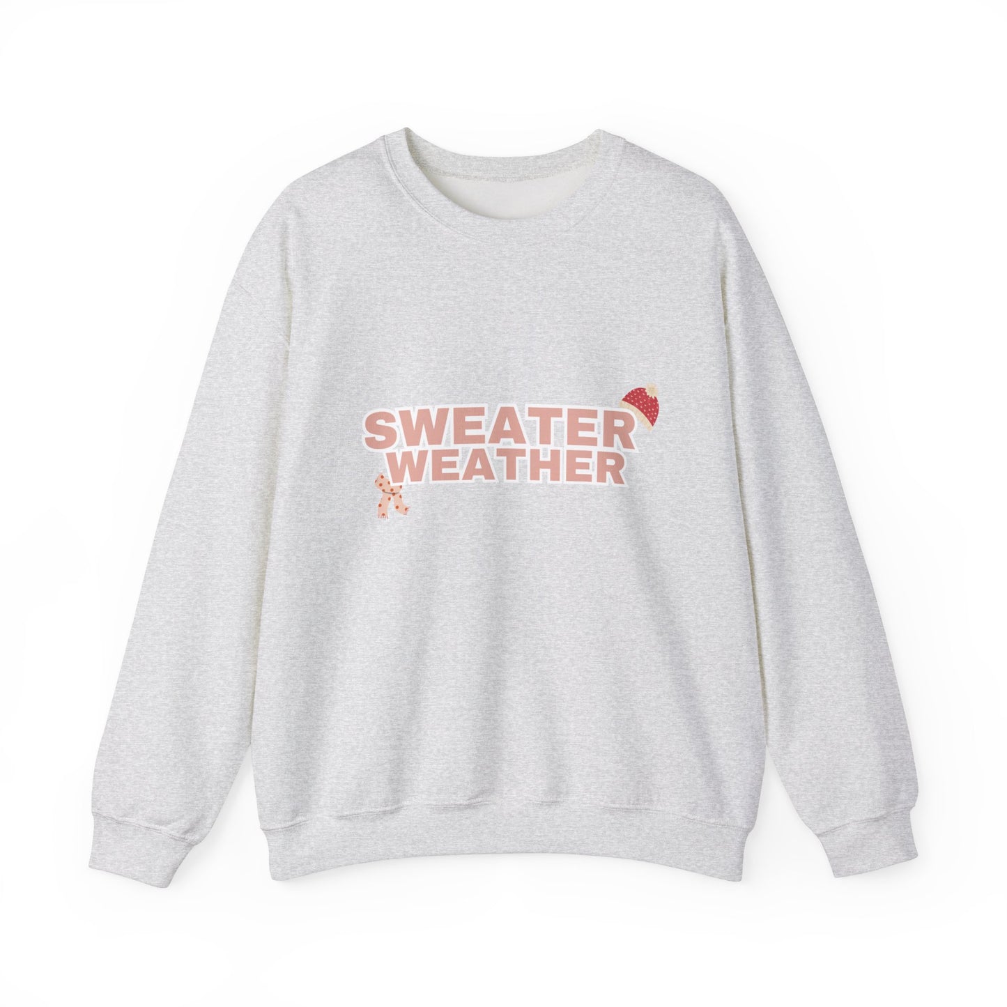 Sweater Weather pink ink - Unisex Heavy Blend™ Crewneck Sweatshirt