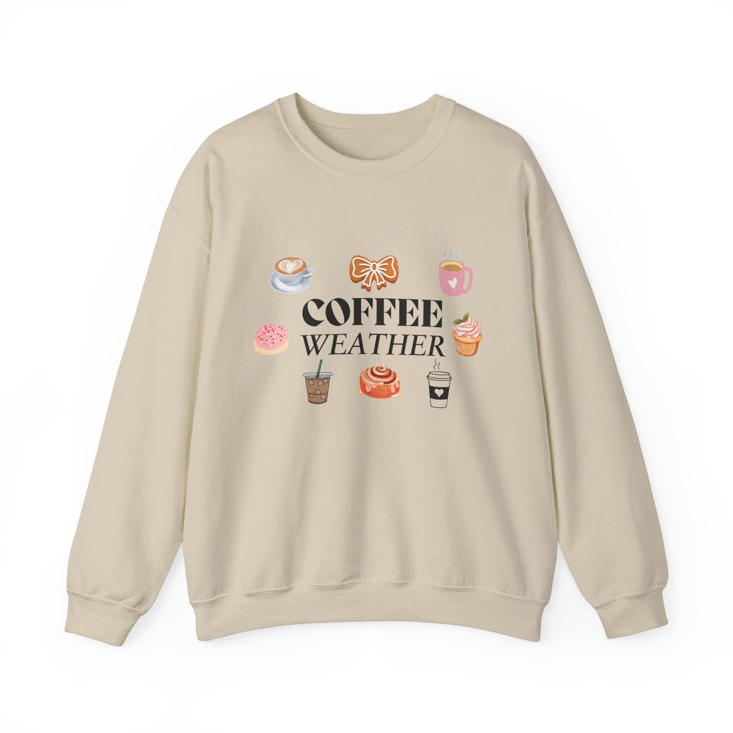 Coffee Weather Unisex Crewneck Sweatshirt - Perfect Cozy Apparel for Coffee Lovers