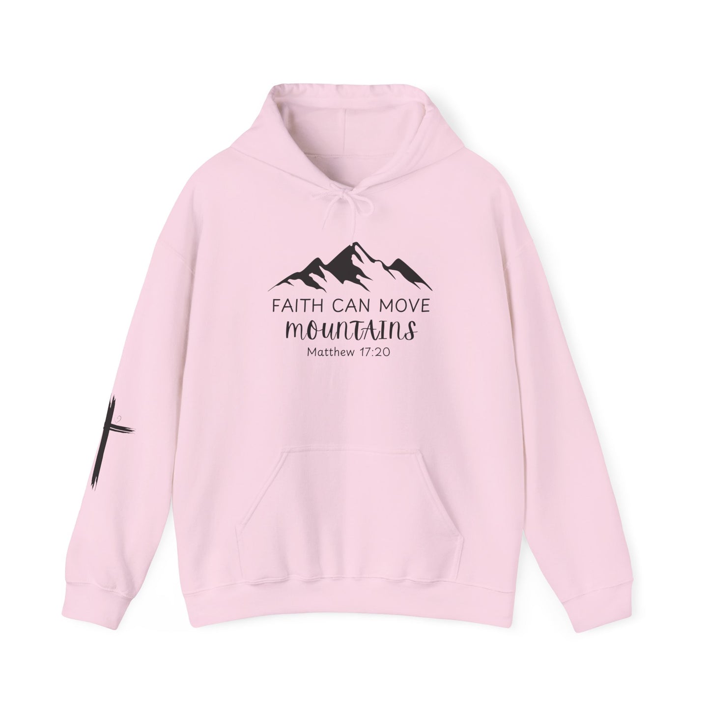 Faith Can Move Mountains Hoodie | Inspirational Unisex Sweatshirt