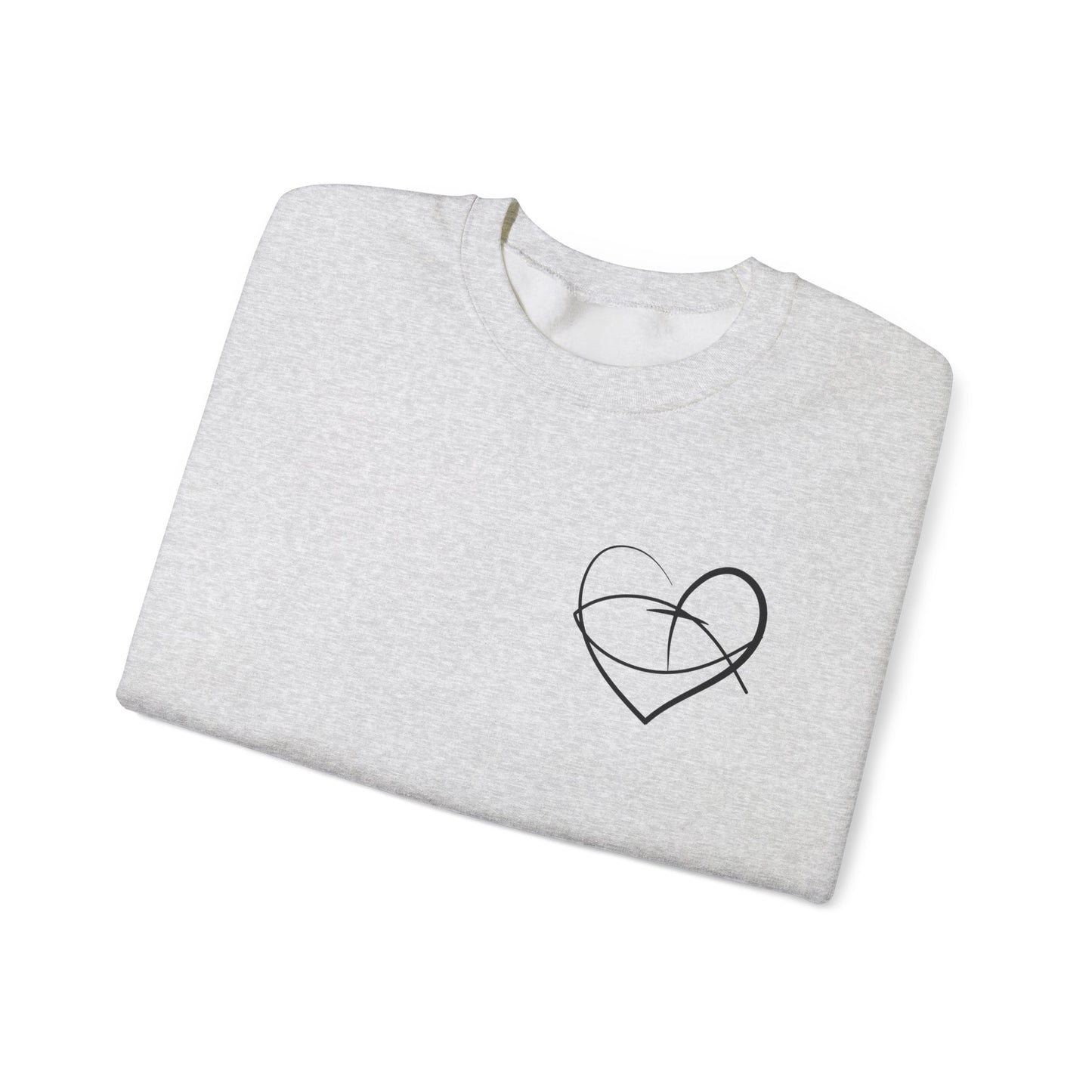 Faith & Hope Graphic Crewneck Sweatshirt | Unisex Heavy Blend | Inspirational Design