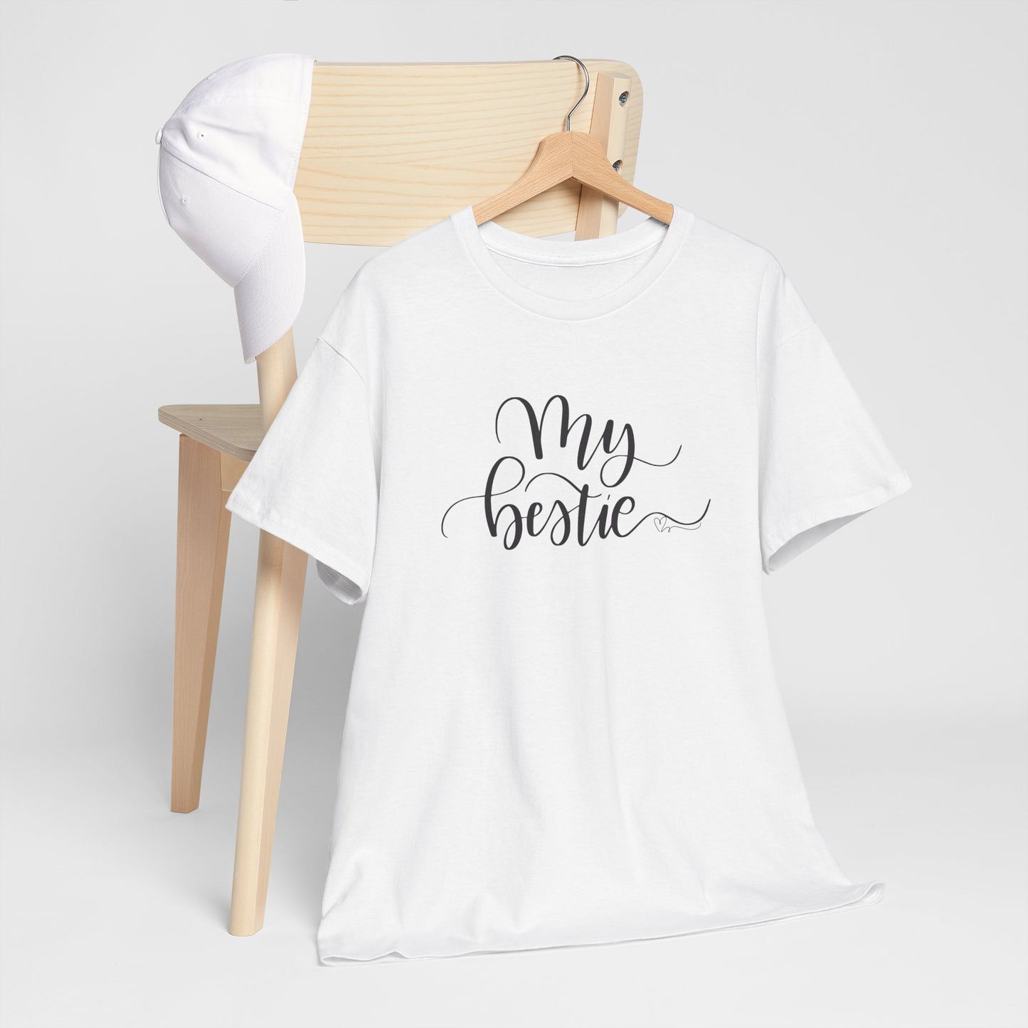 My Bestie Unisex Heavy Cotton Tee - Perfect Gift for Friends!