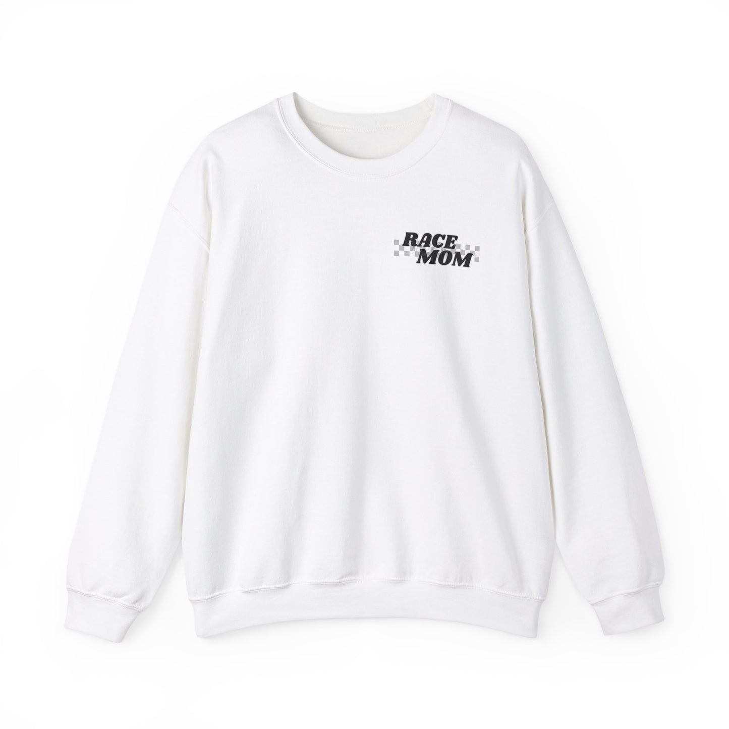 Race Mom - Unisex Heavy Blend™ Crewneck Sweatshirt