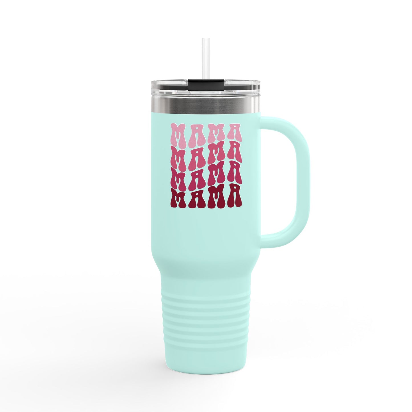 Pink Mama - 40oz with Fun Design, Perfect for Travel & Daily Commutes