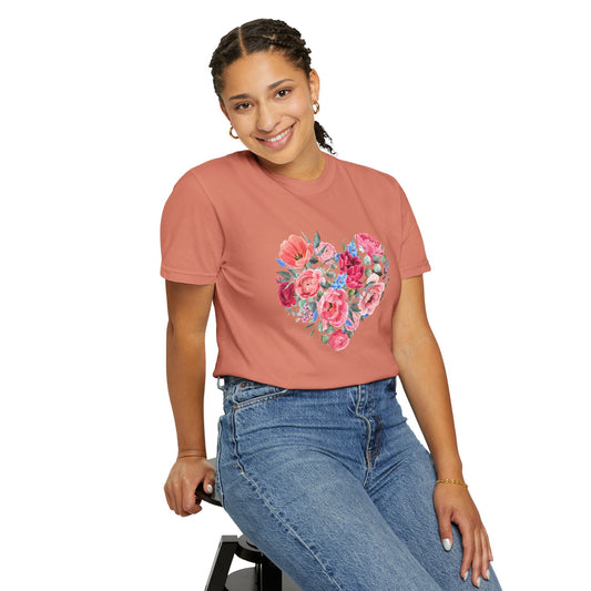 Floral Heart T-Shirt