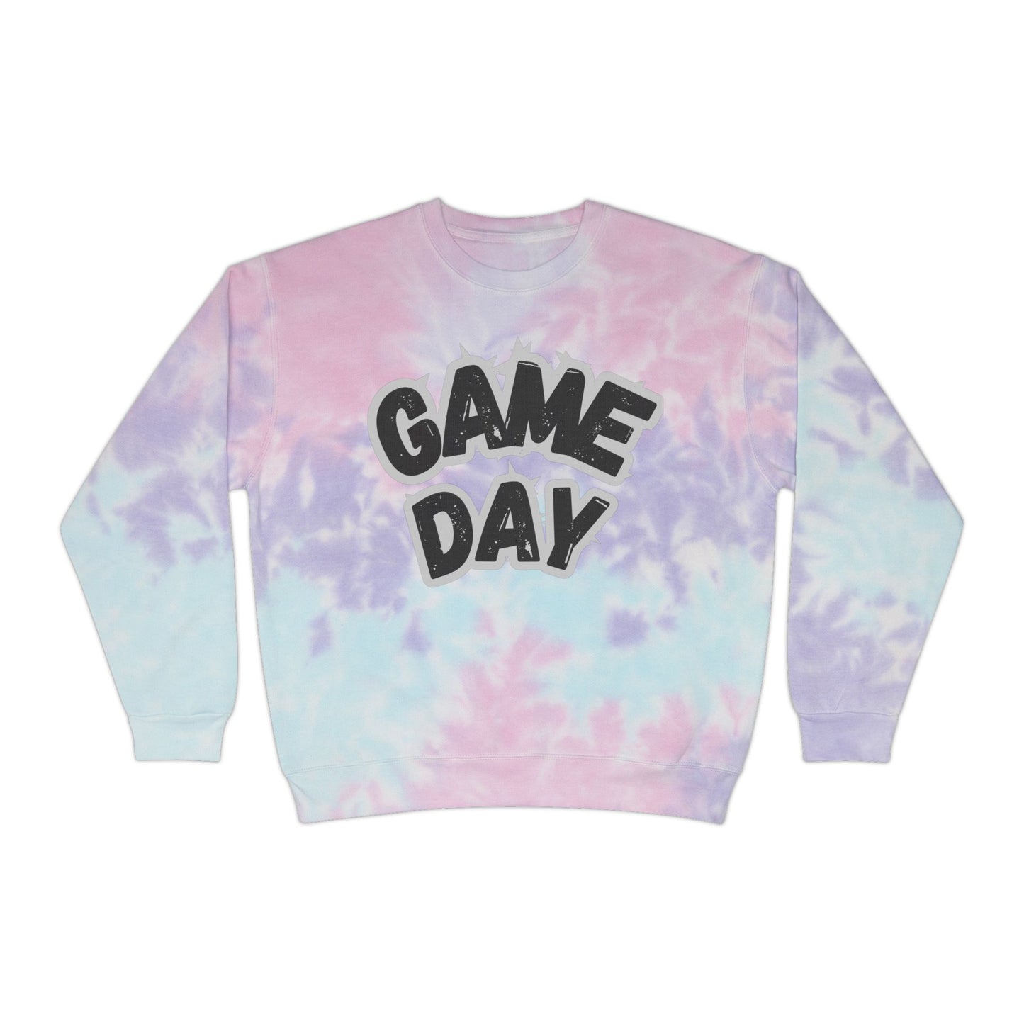 Unisex Tie-Dye Sweatshirt - 'Game Day' Comfort Apparel for Sports Fans