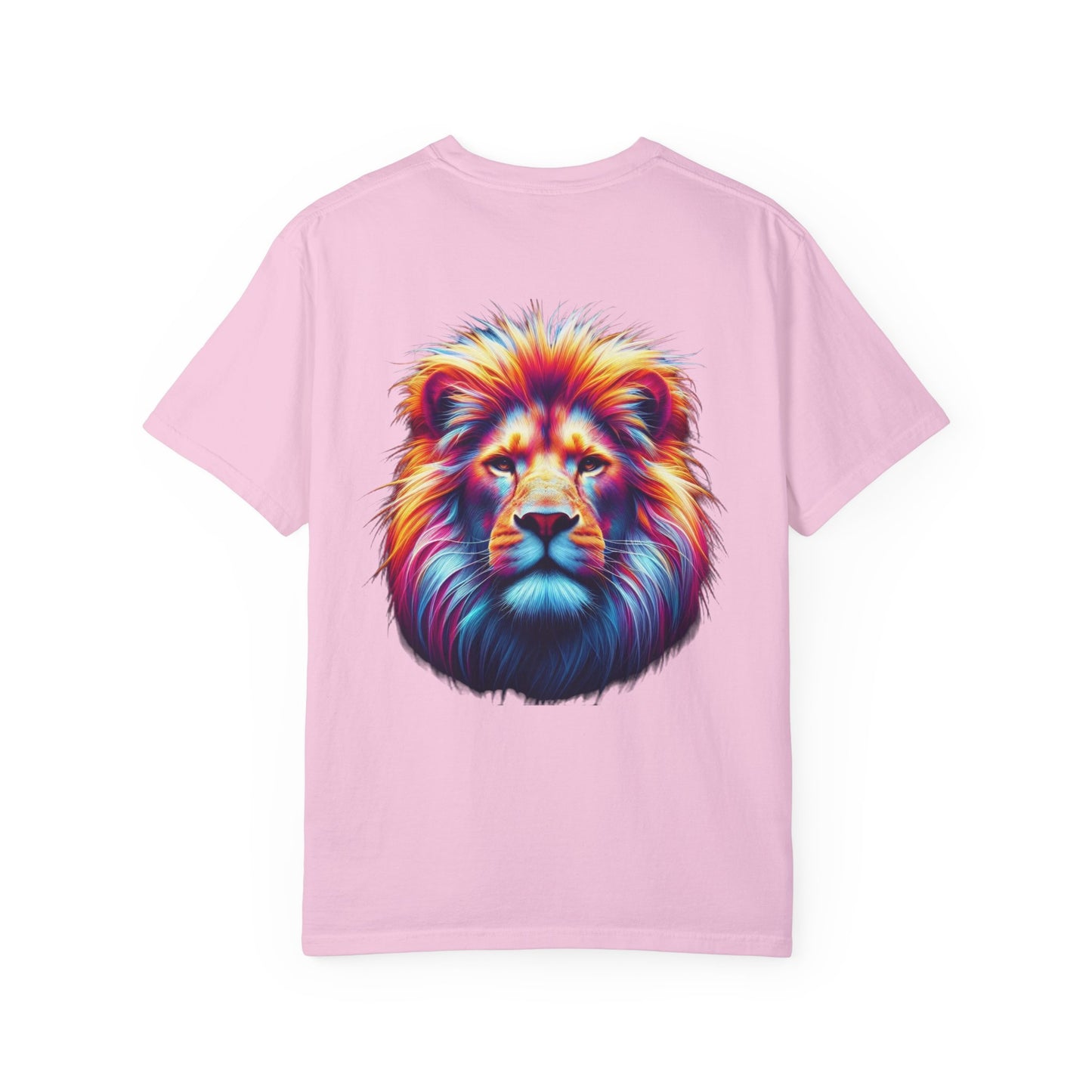 Vibrant Lion & Cross Unisex T-Shirt - Faith-Inspired Tees for Everyday Wear