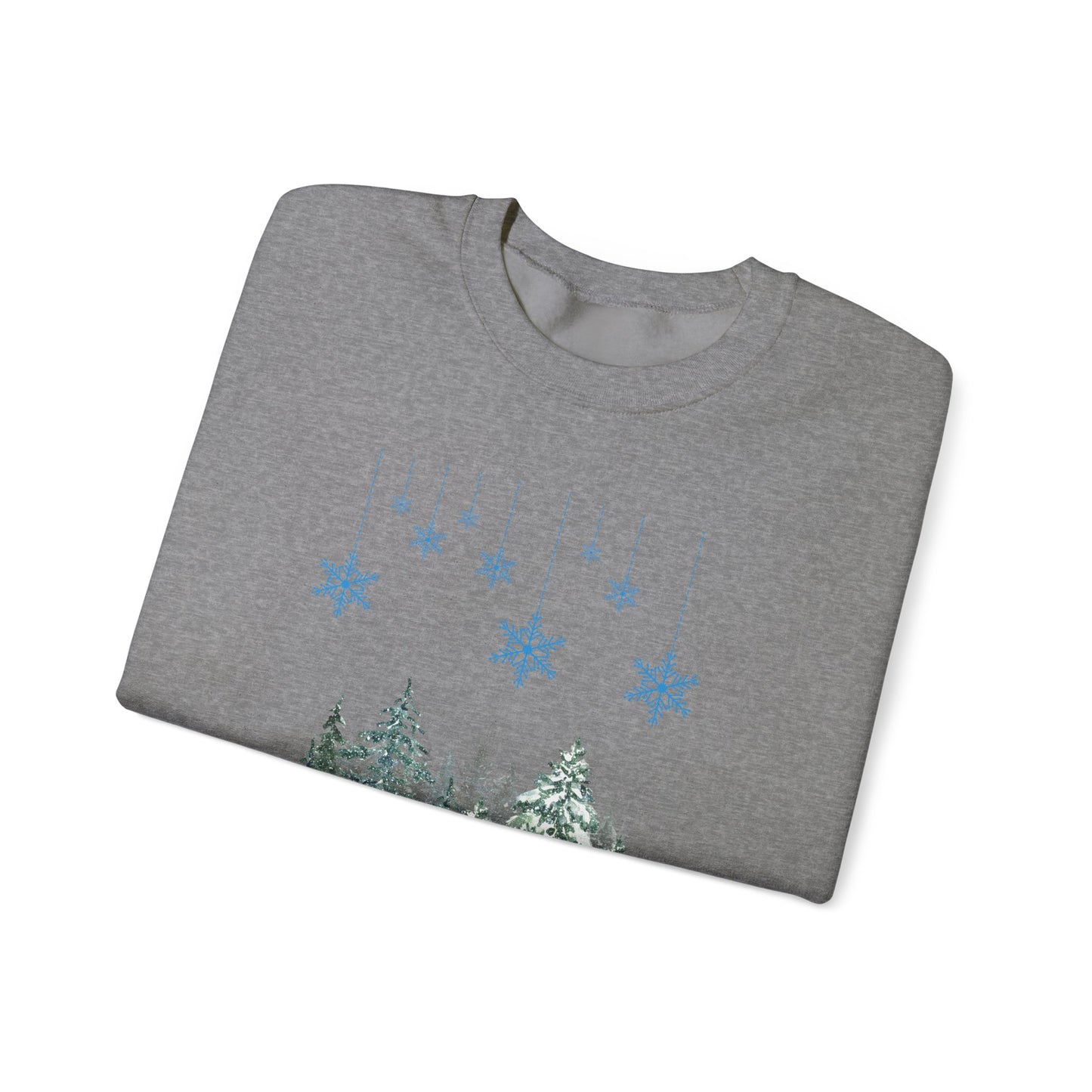 Winter Wonderland Penguin & Snowman Crewneck Sweatshirt