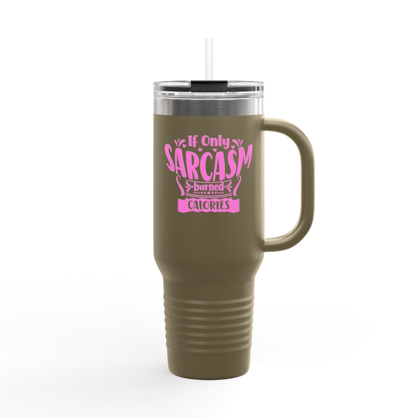 Funny Sarcasm Insulated Travel Mug - 40oz Coffee Cup for On-the-Go