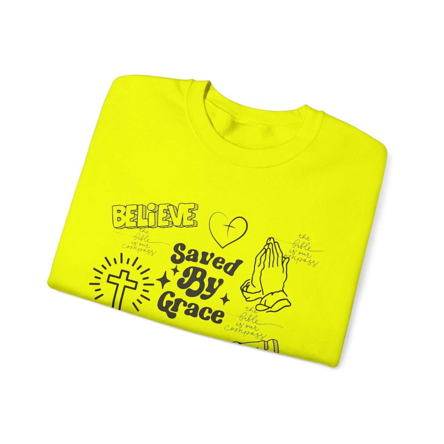 Faith & Grace Crewneck Sweatshirt - Unisex Heavy Blend™ - Perfect for Everyday Inspiration