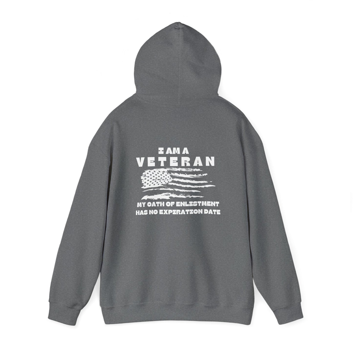 I AM A VETERAN - Cozy Unisex Heavy Blend™ Hooded Sweatshirt