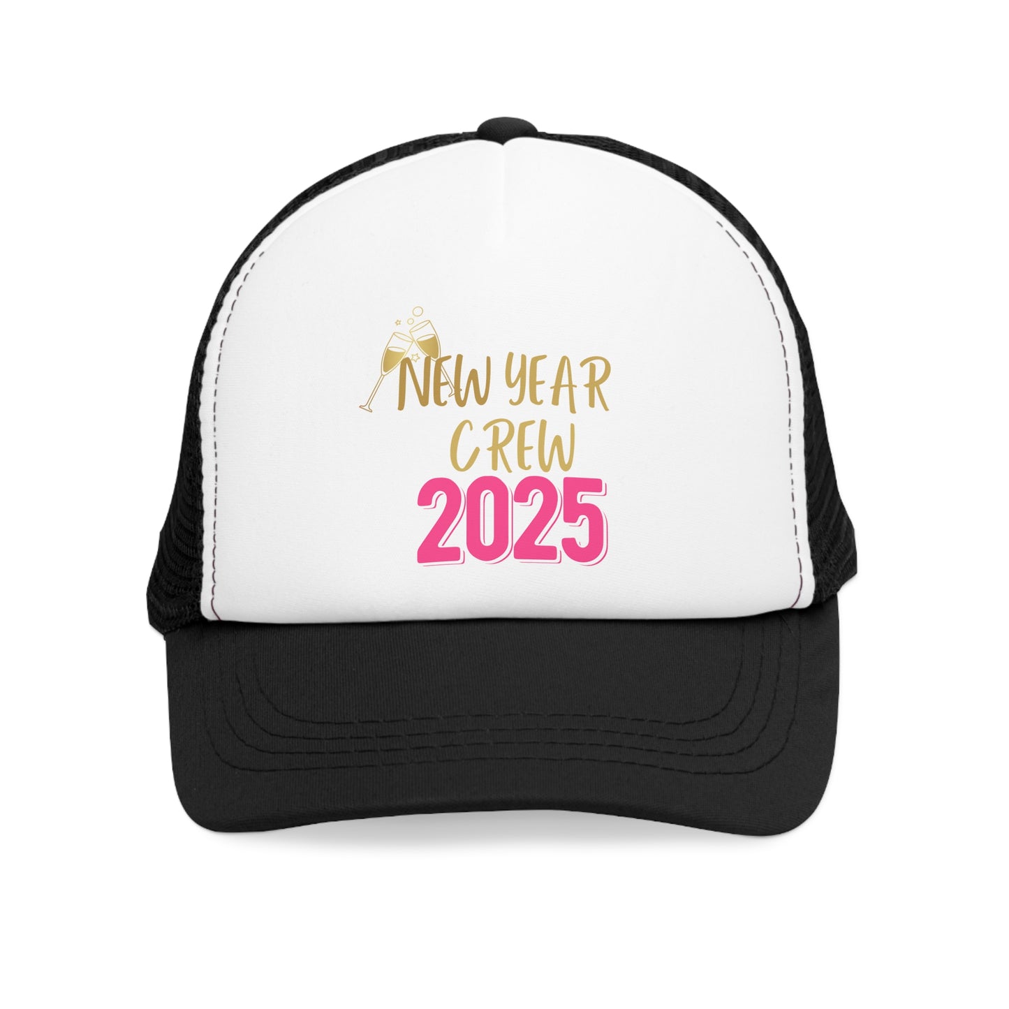 New Year Crew 2025 Mesh Cap - Celebrate in Style!