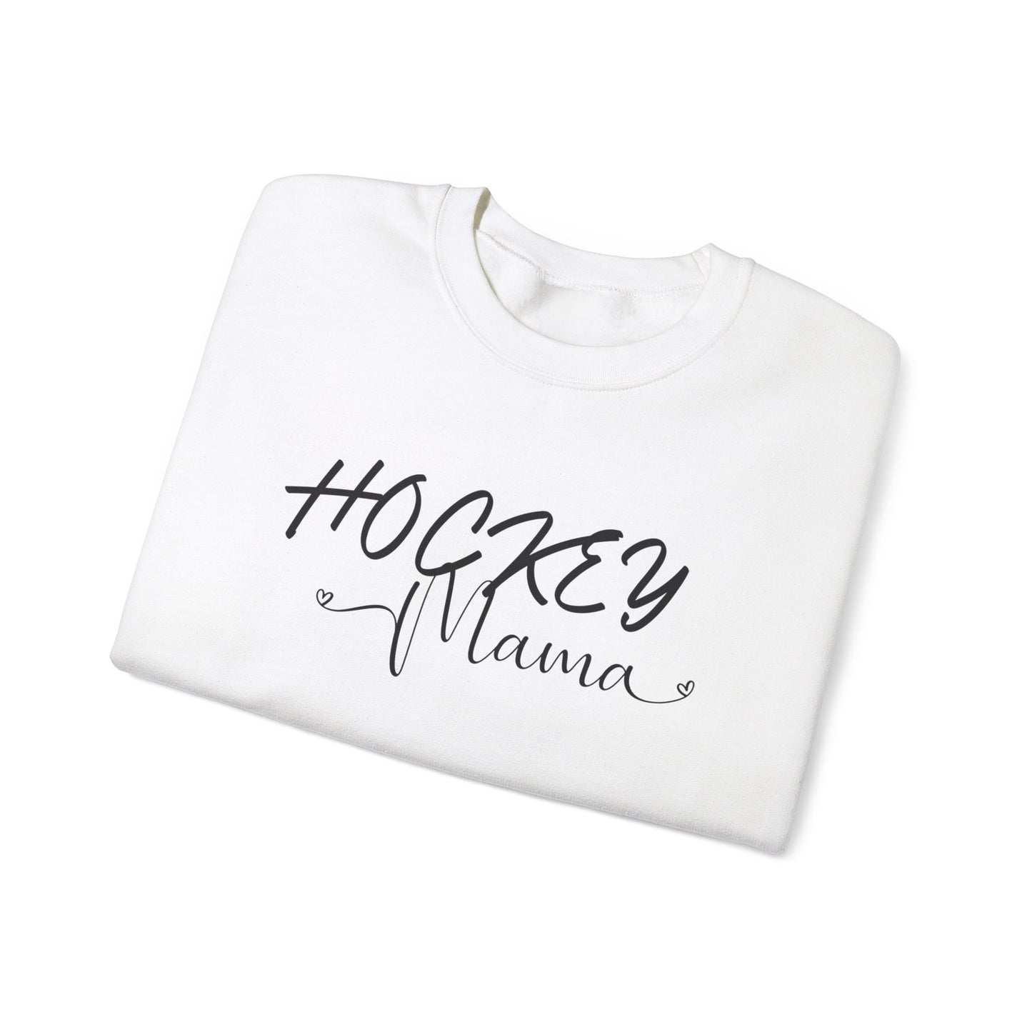 Hockey Mama Crewneck Sweatshirt - Cozy Unisex Pullover for Hockey Lovers