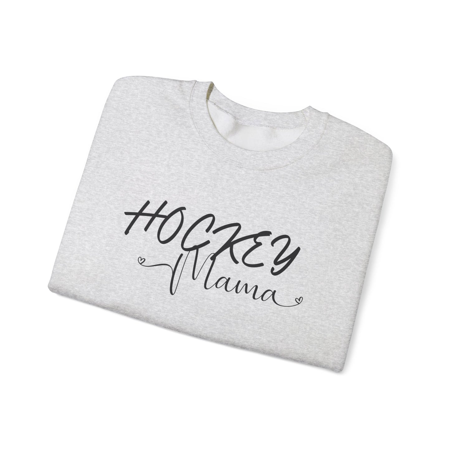 Hockey Mama Crewneck Sweatshirt - Cozy Unisex Pullover for Hockey Lovers