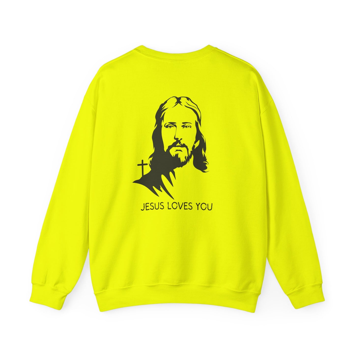 Christian Love Sweatshirt - Jesus Loves You Crewneck