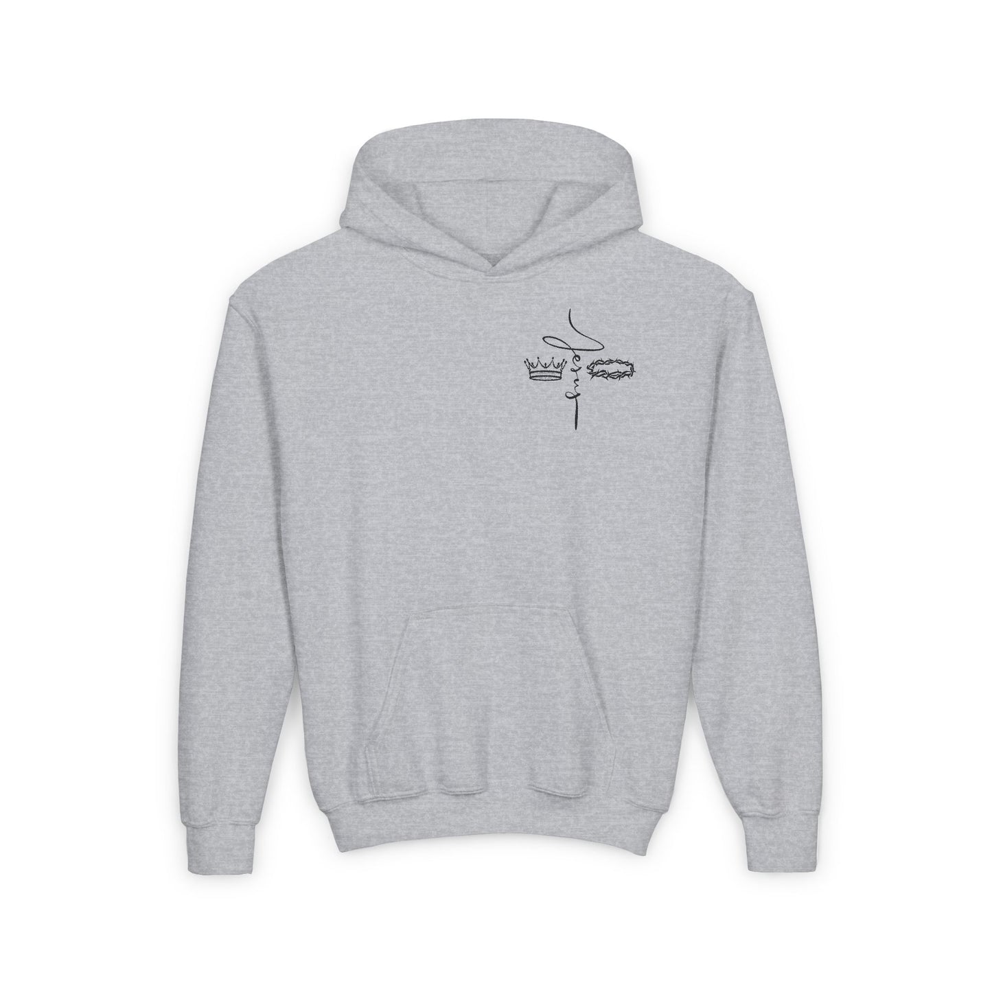 Jesus Crown Hoodie - Cozy & Stylish for Young Trendsetters