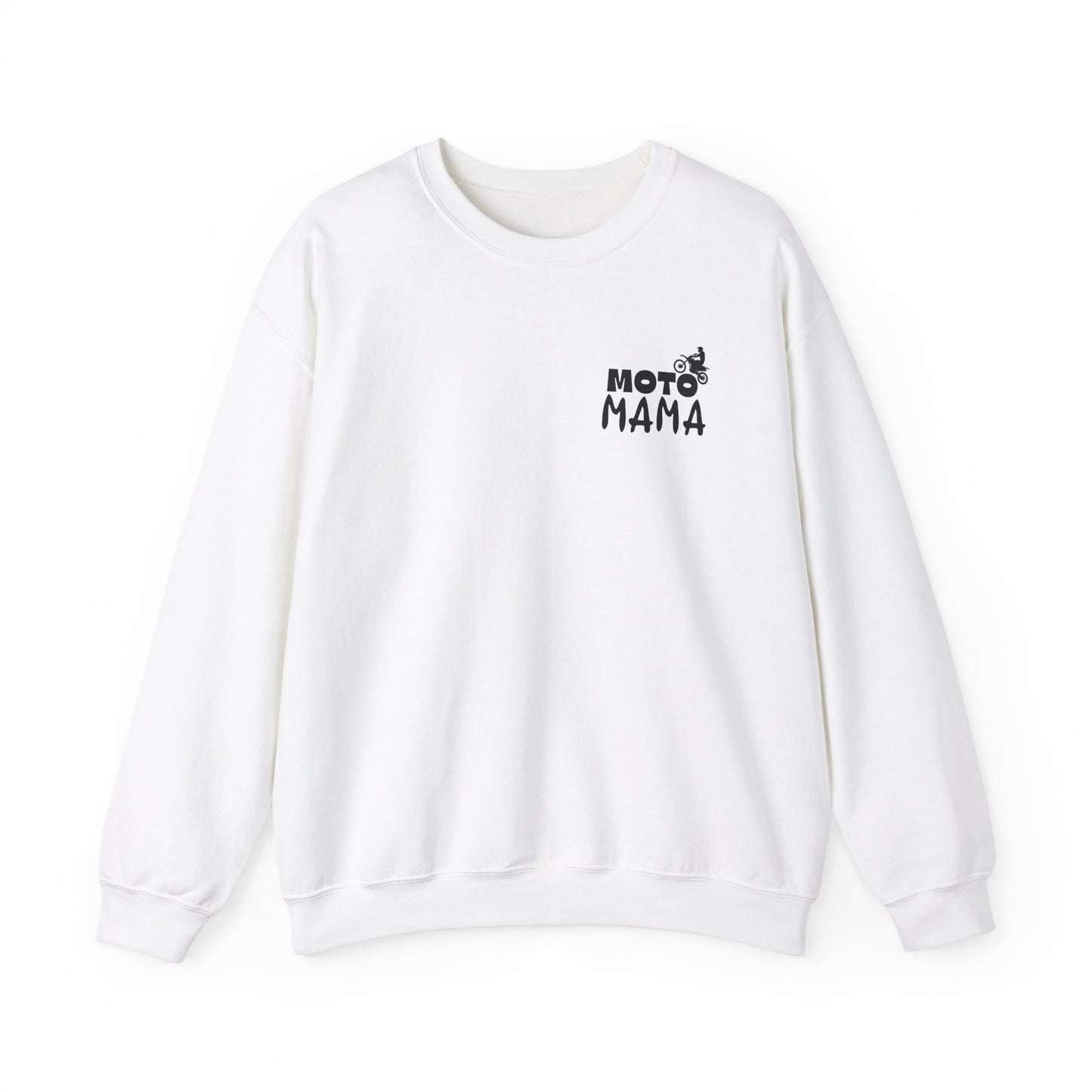 Moto Mama Unisex Heavy Blend™ Crewneck Sweatshirt - Perfect Gift for Motorcycle Moms