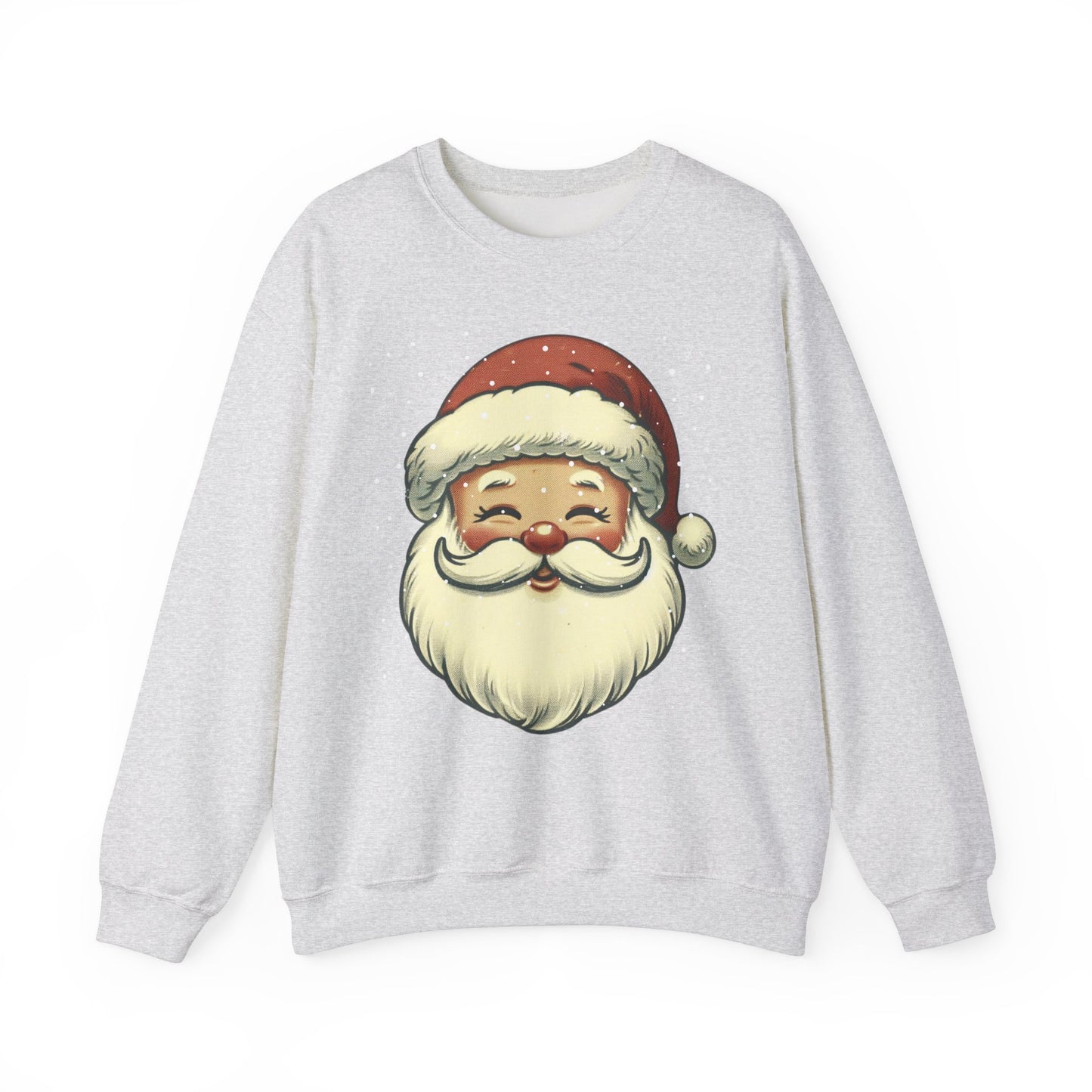 Vintage Santa Face Unisex Heavy Blend™ Crewneck Sweatshirt