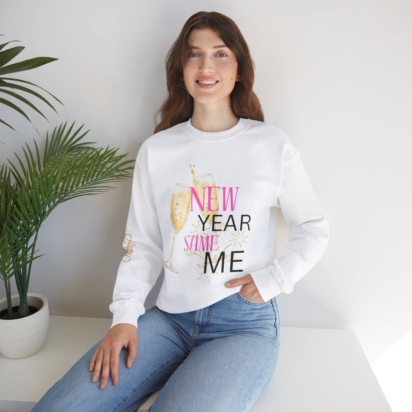 New Year Same Me Crewneck Sweatshirt – Unisex Heavy Blend™