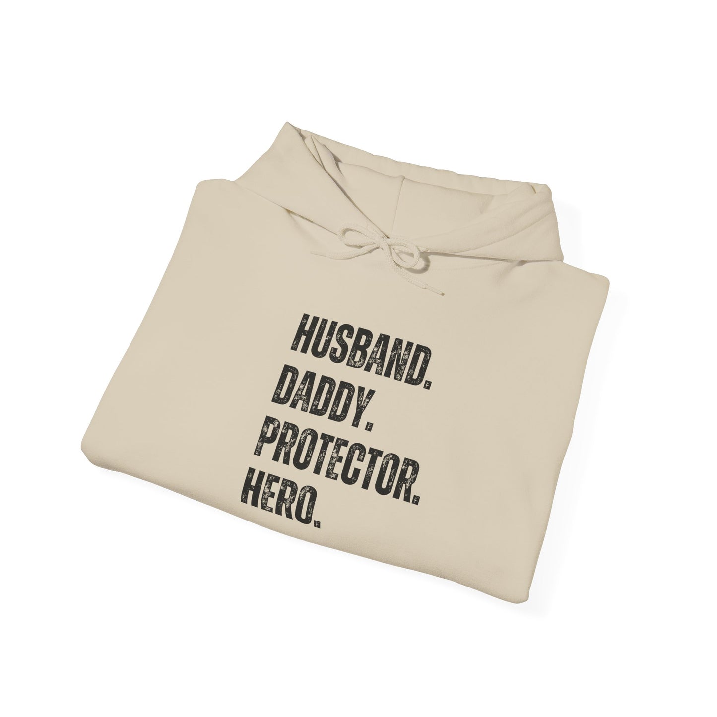 Husband Daddy Protector Hero Hooded Sweatshirt - Unisex Heavy Blend™