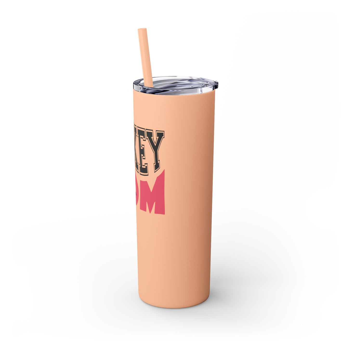 Hockey Mom 20oz Skinny Tumbler with Straw - Perfect Gift for Sports Enthusiasts