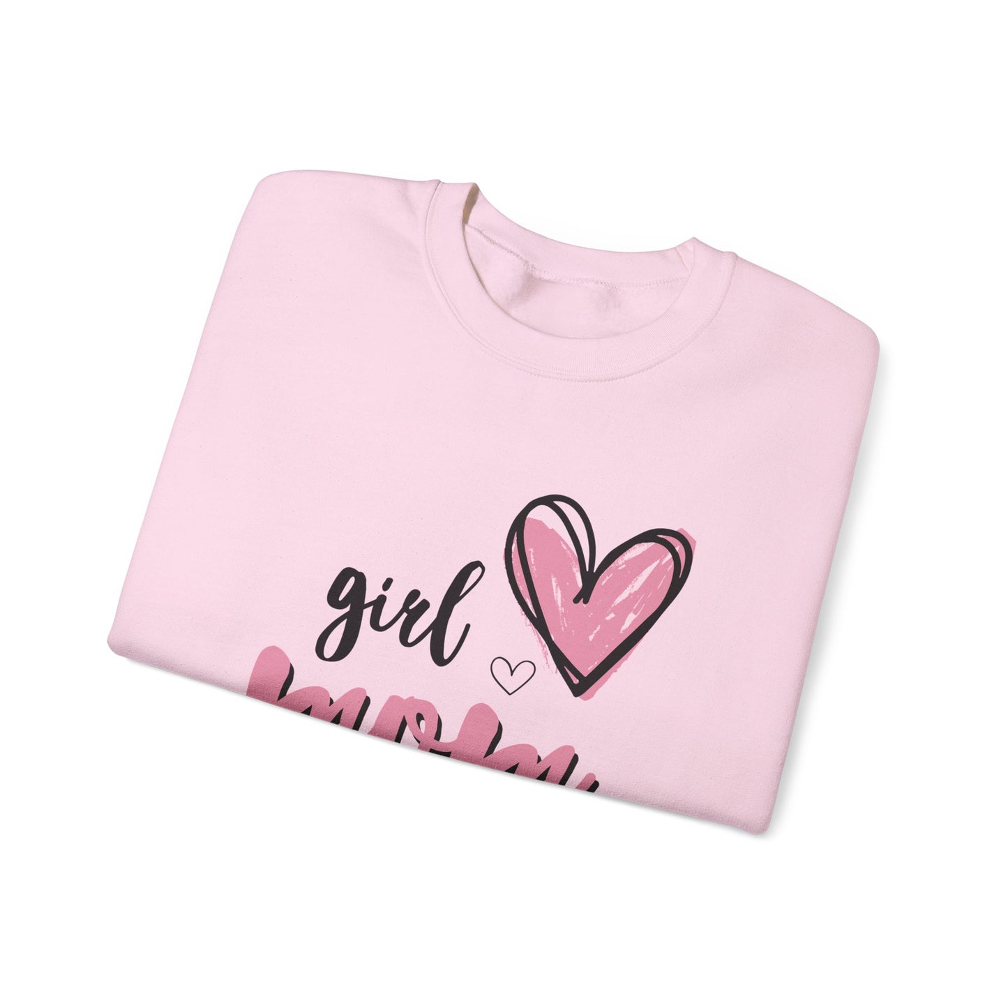 Girl Mom Crewneck Sweatshirt - Perfect Gift for Mother's Day